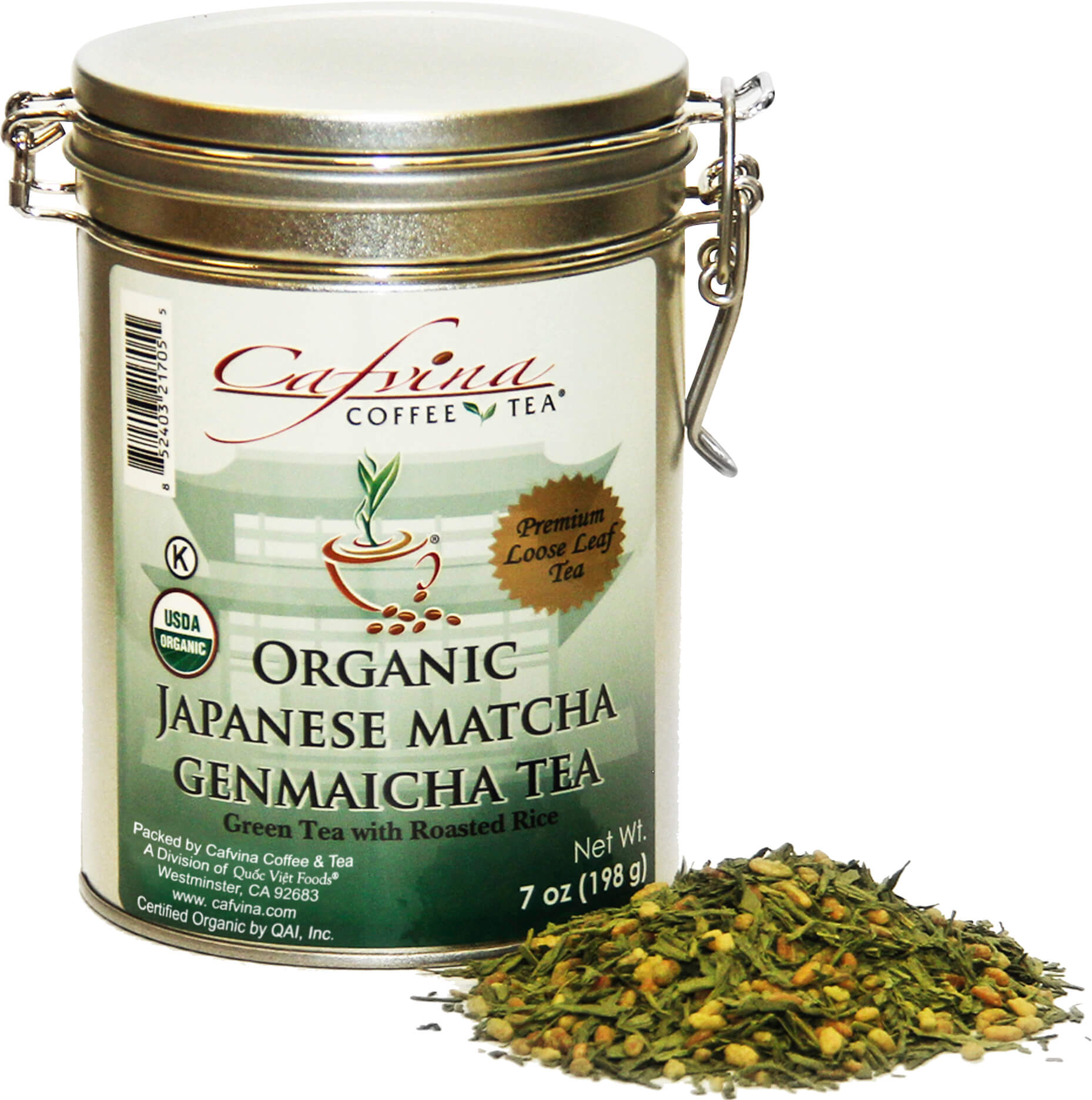 Organic Japanese Matcha Genmaicha Tea